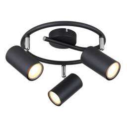 Netlighting Allvi Ceiling Spotlight Clusters Matt Black 3x GU10