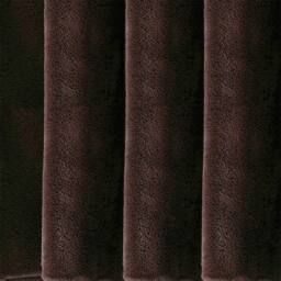 Voltico Faux Mink Throw - Chocolate, 150 × 200 cm in Chocolate - Size: 150 cm × 200 cm - thumbnail 4