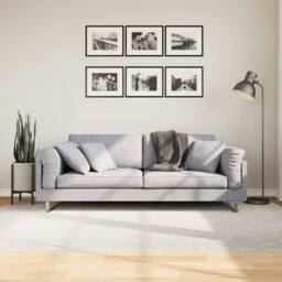 Berkfield Home Rug IZA Short Pile Scandinavian Look Cream 160x230 cm - Size: Medium - thumbnail 2