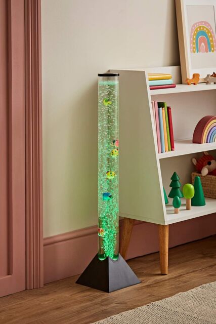 ValueLights Bubble Lamp 80cm Black Floor Table Childrens Sensory Bubble Lamp - image 1