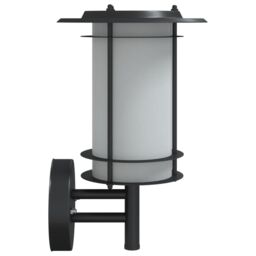 Berkfield Home Outdoor Wall Lights 2pcs Black Stainless Steel - thumbnail 5