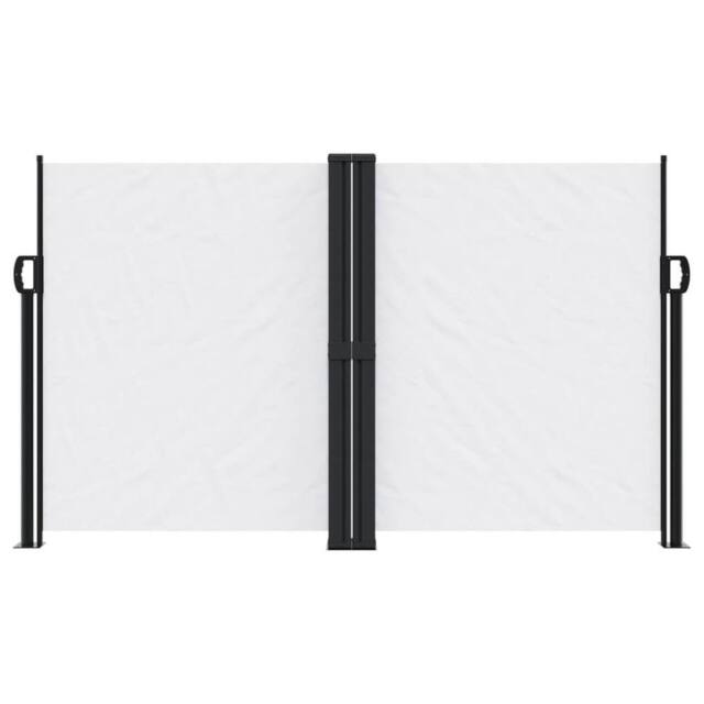Berkfield Home Retractable Side Awning White 140x600 cm - image 1