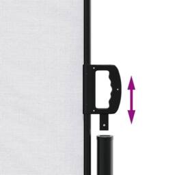 Berkfield Home Retractable Side Awning White 140x600 cm - thumbnail 6