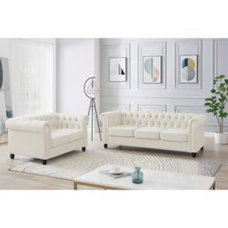Home Detail Chester 2 Seater Sofa in Cream - thumbnail 6