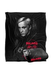 Harry Potter Draco Portrait Officially Licensed Silky Touch Super Soft Throw Blanket 152x127 cm in White - thumbnail 2