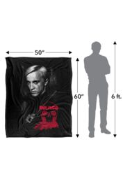 Harry Potter Draco Portrait Officially Licensed Silky Touch Super Soft Throw Blanket 152x127 cm in White - thumbnail 5