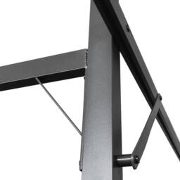 Berkfield Home Pergola with Retractable Roof Anthracite 295x292x230 cm in Black - Size: 295 x 292 x 230 cm - thumbnail 7