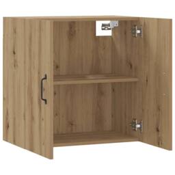 Berkfield Home Wall Cabinet Artisan Oak 60x31x60 cm Engineered Wood in Brown - Size: 60 x 31 x 60 cm - thumbnail 4
