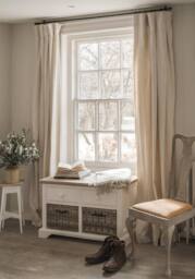 Statement Furniture Florence Storage Bench with 2 Drawers & 2 Baskets in White - thumbnail 7