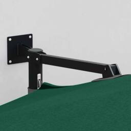 Berkfield Home Large Green Patio Umbrella Metal, Polyester Large Tiltable - thumbnail 1