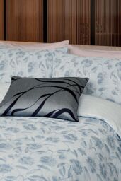 Nalu Nicole Scherzinger 'Kalea' Cotton Duvet Cover Set in Blue - Size: Super King - thumbnail 2