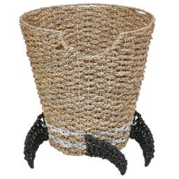 Wyld and Coco Seagrass Co Wicker Rocket Toy Basket - Natural - thumbnail 5