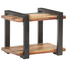 Berkfield Home Bedside Cabinet 50x40x40 cm Solid Reclaimed Wood in Brown - Size: 50 x 40 x 40 cm - thumbnail 1