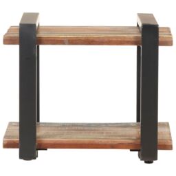 Berkfield Home Bedside Cabinet 50x40x40 cm Solid Reclaimed Wood in Brown - Size: 50 x 40 x 40 cm - thumbnail 2