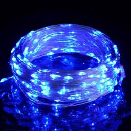 Berkfield Home LED Micro Fairy String Lights 40m 400 LED Blue 8 Function - thumbnail 3