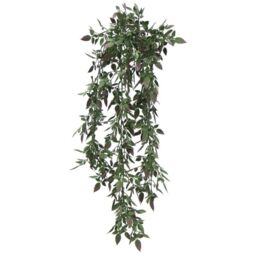 Leaf Artificial Hanging Trailing Plant UV Fire Resistant Angel Plant 76cm in Green - thumbnail 1