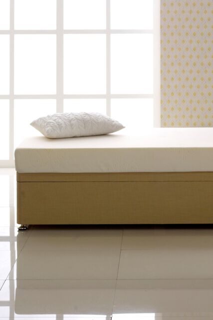 The Shire Bed Company Azalea High Density Memory Foam Mattress in White - Size: Single - image 1