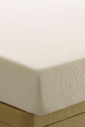 The Shire Bed Company Azalea High Density Memory Foam Mattress in White - Size: Single - thumbnail 2