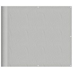 Berkfield Home Balcony Screen Light Grey 90x300 cm 100% Polyester Oxford - thumbnail 2