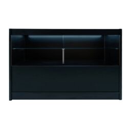 Monstershop LED Retail Shop Counter C1500 - Black - thumbnail 3
