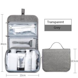 Leaper Large Capacity Portable Waterproof Foldable Storage Bag in Grey - thumbnail 3
