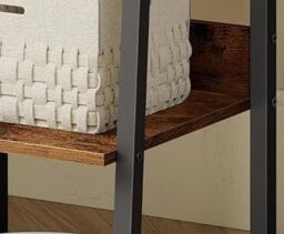 Modcraft Rustic 4-Tier Ladder Shelf - Industrial Freestanding Bookcase in Brown - Size: Large - thumbnail 4