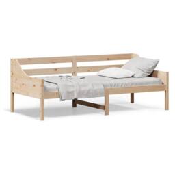 Berkfield Home Day Bed without Mattress 80x200 cm Solid Wood Pine in Natural - thumbnail 1