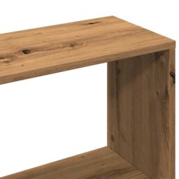 Berkfield Home Book Cabinet Artisan Oak 97.5x29.5x100 cm Engineered Wood in Brown - thumbnail 8