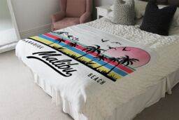 Benjamin Tate Design Malibu Blanket in Natural - Size: 120 cm x 150 cm - thumbnail 3