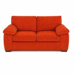 SOFASELECTION UK Amalfi 2 Seater Sofa in Orange Fabric - Size: 2 Pack - thumbnail 1