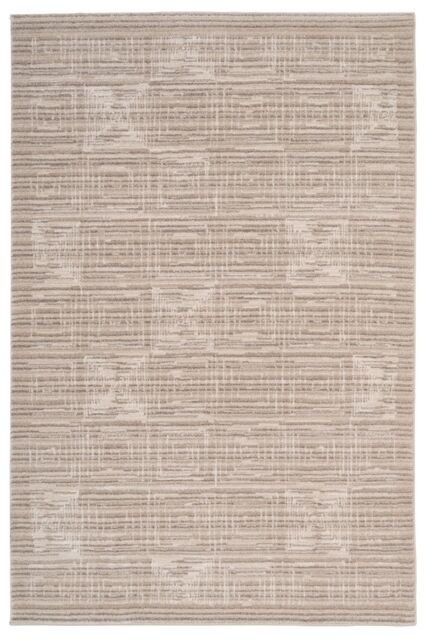 Kukoon Neutral Beige Geometric Living Area Rug - Size: 120 cm x 170 cm - image 1