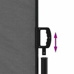 Berkfield Home Retractable Side Awning Anthracite 160x500 cm - thumbnail 6