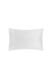 Belledorm Egyptian Cotton 200 Thread Count Housewife Pillowcase Pair in White - thumbnail 1