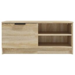Berkfield Home TV Cabinets 2 pcs Sonoma Oak 80x35x36.5 cm Engineered Wood in Brown - thumbnail 5
