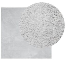 Berkfield Home Rug HUARTE Short Pile Soft & Washable Grey 240x240 cm - Size: Medium - thumbnail 3
