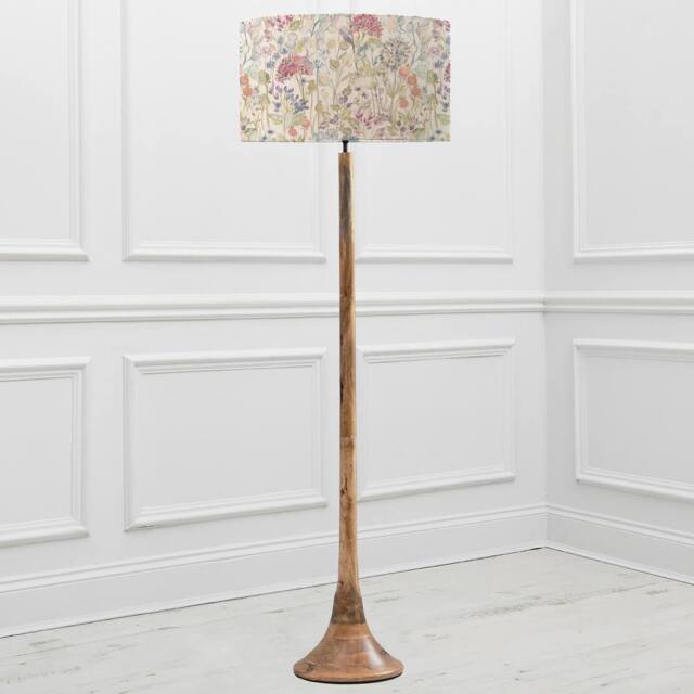 Voyage Maison Kinross Floor Lamp With Hedgerow Eva Lampshade in Cream - image 1