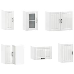 Berkfield Home 11 Piece Kitchen Cabinet Set Kalmar Gloss White Engineered Wood - thumbnail 5