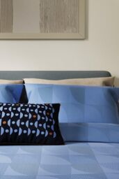 Helena Springfield 'Axel' Duvet Cover Set in Blue - Size: Super King - thumbnail 2