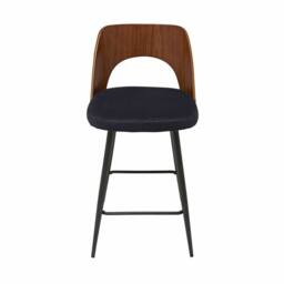 Signature Blue Velvet Counter Stool, 45 Cm Wide - AUSTIN