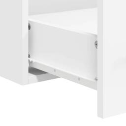 Berkfield Home Bathroom Cabinet with Mirror White Engineered Wood - thumbnail 9