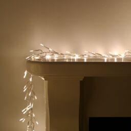 Samuel Alexander 960 LED 12m Premier Cluster Indoor Outdoor Multi Function Mains Operated Christmas Lights with Timer on Clear Cable in Warm White - thumbnail 2