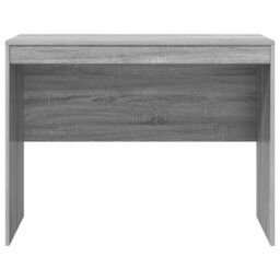 Berkfield Home Writing Desk Grey sonoma MDF, Veneer 100 x 50 x 76 cm Durable - thumbnail 4