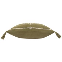 Yard Folis Geometric Cushion in Khaki - Size: 30 cm x 50 cm - thumbnail 3