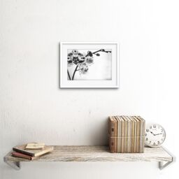 "Artery8 Wall Art Print Spotted Orchid Photograph Art Framed 9x7 inch in White - Size: W7"" x H9""" - thumbnail 2