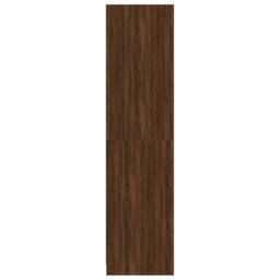 Berkfield Home Wardrobe Brown Oak 100x50x200 cm Engineered Wood - Size: 100 x 50 x 200 cm - thumbnail 6