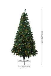 Living and Home Artificial Christmas Tree with Metal Stand in Green - Size: Small - thumbnail 7