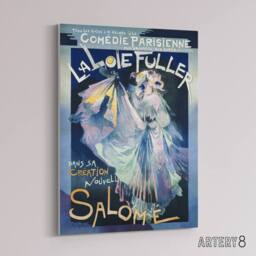 "Artery8 Salome Ballet Vintage Advert Canvas Wall Art Print Georges Feure in Blue - Size: W18"" x H24""" - thumbnail 2