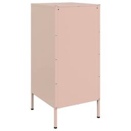 Berkfield Home Sideboards 2 pcs Pink 36x39x79 cm Steel - Size: 36 x 39 x 79 cm - thumbnail 9