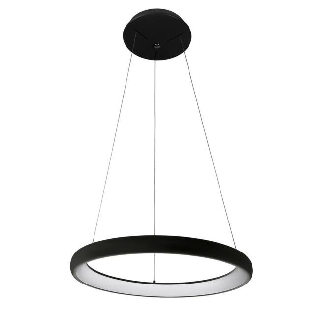 Netlighting Alessia Modern Integrated LED Pendant Ceiling Light 4000K in Black