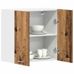 Berkfield Home Kitchen Wall Cabinet¬†Old Wood¬†60x31x60 cm Engineered Wood in Brown - Size: 60 x 31 x 60 cm - thumbnail 3